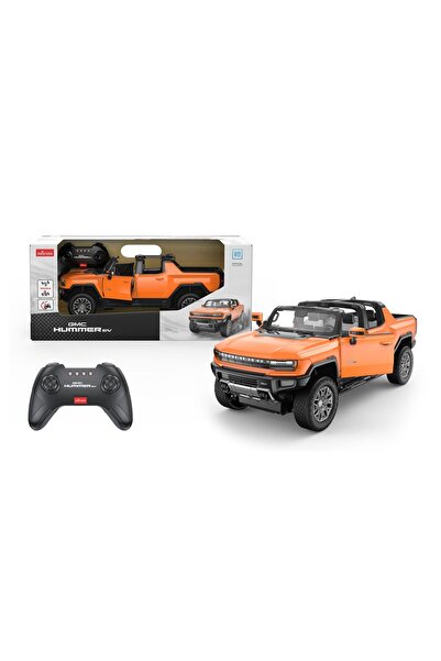 Rastar MASINA CU TELECOMANDA GMC HUMMER EV PORTOCALIU SCARA 1 LA 16