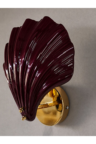 NOONLUX DESIGN&LIGHTING Shell İstiridye Aplik Vişne Çürüğü Salon Oturma Odası...