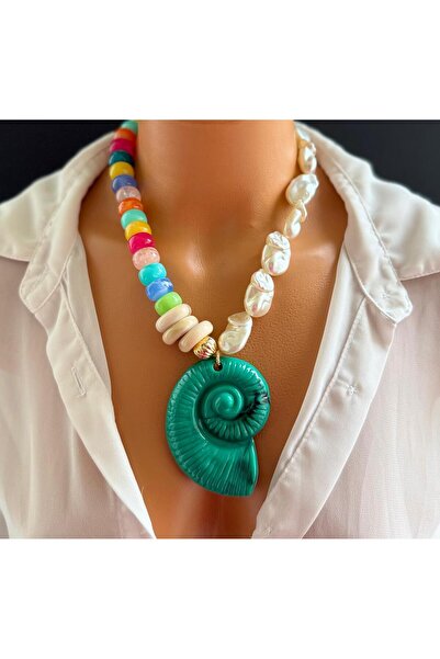 Limi Design Spiral Design Necklace,Bohemian Necklace,Trendy Jewelry,Gift for ...