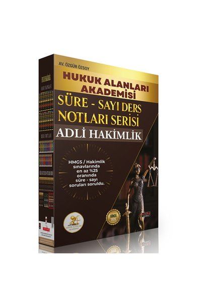 Savaş Yayınevi HUKAL ADLİ HAKİMLİK Süre-Sayı Ders Notları Serisi Seti Savaş Y...