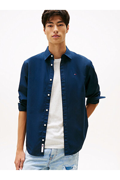 Tommy Hilfiger Erkek TJM Regular Fit Poplin Gömlek