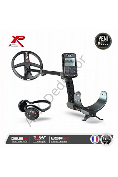 XP DEUS II RC Metal Dedektörü – 22 cm FMF Başlık + WSA2 Kablosuz Kulaklık Has...
