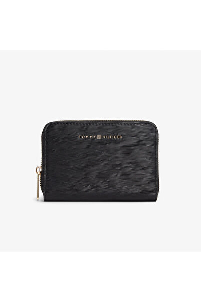Tommy Hilfiger Modern Kadın Siyah Cüzdan