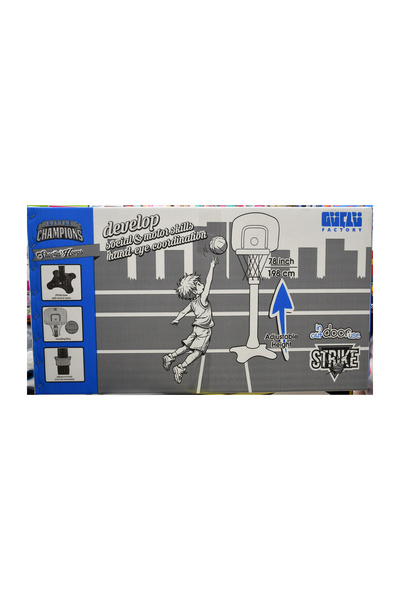 GÜÇLÜ ÇOCUKLAR İÇİN AYAKLI BASKETBOL POTASI