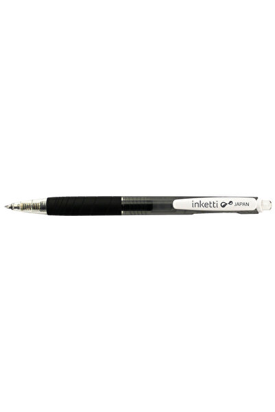 PENAC Pix cu gel Inketti, rubber grip, 0.5mm, corp negru transparent - scrier...