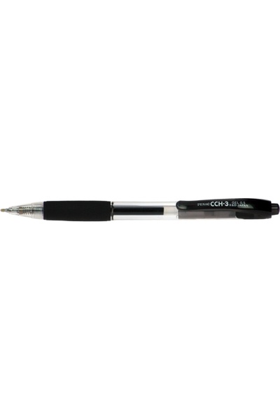 PENAC Pix cu gel CCH-3, λαστιχένια λαβή, 0.5mm, διαφανές σώμα, μαύρα αξεσουάρ...