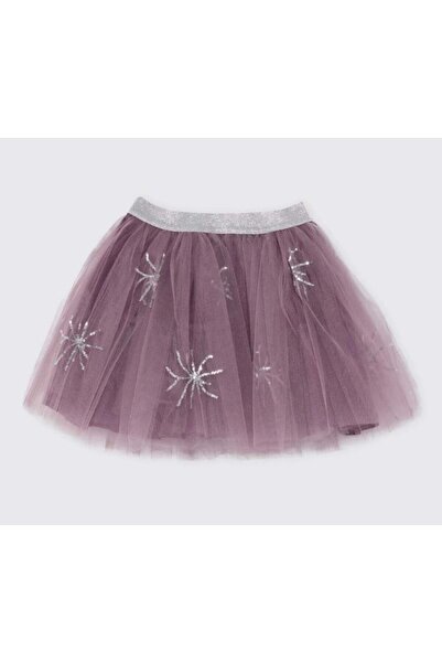 Panço Baby Girl Glittery Elastic Waist Star Detailed Tutu Skirt 0-5 Years Old...