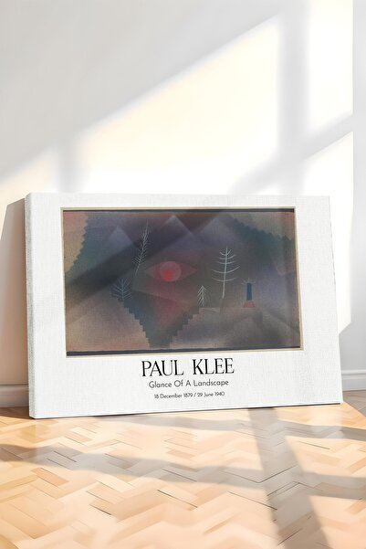 Postifull Paul Klee - O privire la peisaj, Tablou pe pânză, Seria de artă NR:...