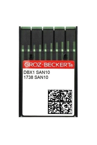 BDR Mașină de cusut cu cusături drepte Groz Beckert DBx1 SAN10, vârf subțire,...