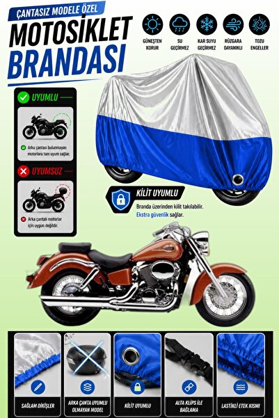 Cemku Twin Top Gray - Bottom Blue Honda Vt 750 Shadow Ace Compatible Engine C...