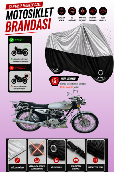 Cemku Twin Top Gray - Bottom Black Kuba Filinta 200 Compatible Engine Tarpaul...