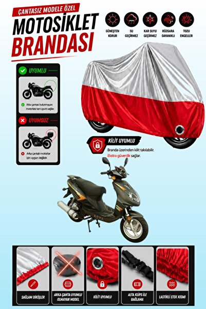 Cemku Twin Top Gray - Bottom Red Asian as 125 T-15 Compatible Engine Cover, R...