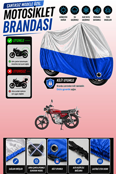 Cemku Twin Top Gray - Bottom Blue Mondial 50 Uag Compatible Engine Tarpaulin,...