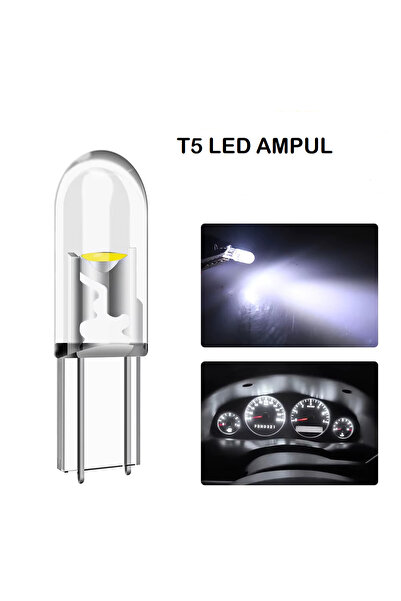 SEWICK T5 Led Ampul Gösterge Ampulü 5 Adet (Amber)
