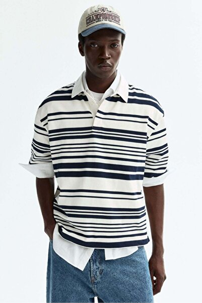 H&M Loose Fit Cotton rugby shirt
