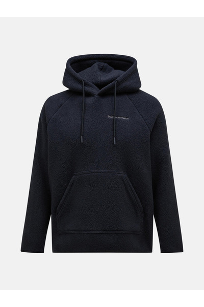 Peak Performance Fleece Hood Erkek Kapüşonlu Polar Black G79188010