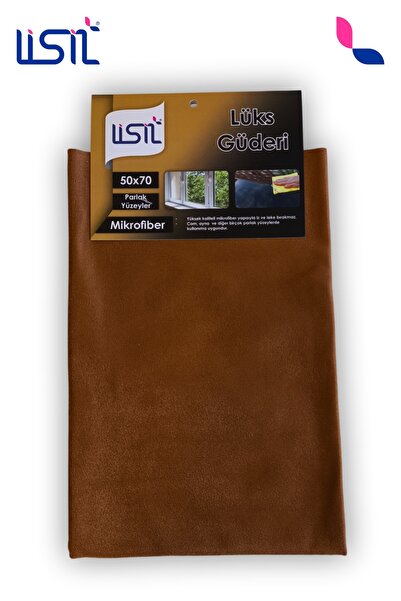 LİSİL Lüks Mikrofiber Güderi | 50x70 Büyük Boy | 300 GSM | Parlak Yüzeyler