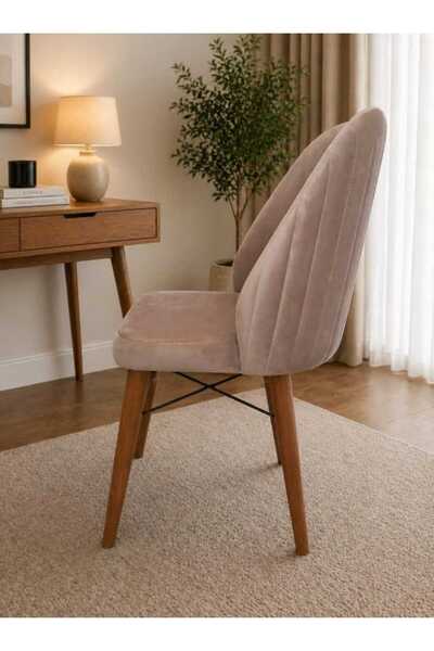 odrina FONAKS SERİSİ 4 ADET AHŞAP PAPEL CAPPUCİNO SANDALYE ,1.Cİ SINIF BABY F...