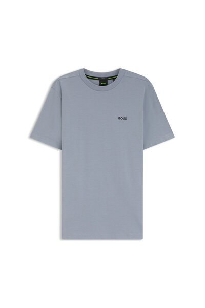 BOSS Logo Detaylı Esnek Pamuk T-shirt
