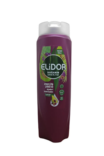 Elidor AVAKADO & ÜZÜM ÇEKİRDEĞİ YAĞI ŞAMPUAN 500 ML