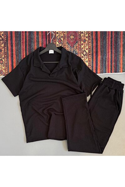 WENMİNG Men's Bürümcük T-Shirt Tracksuit Summer Casual Top and Bottom Set
