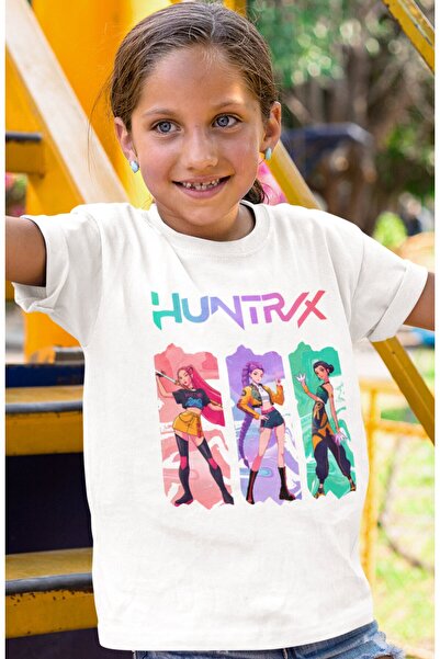 SEVBANO Huntrix Kpop Demon Hunters Rumi Mira Zoey Baskılı Unisex Film Çocuk T...