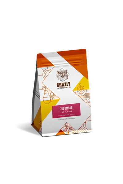 Grizzly Coffee Roasters Colombia Las Flores - Filter Yoresel - Single Origin Coffee - 100% Colombian Coffee - 250 Gr