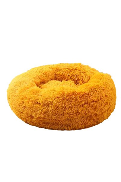 Patul Pat Pufos Pentru Caini si Pisici, Culcus moale pentru animale - 60 cm, ...