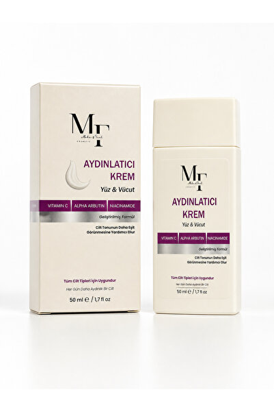 MAKE&FEEL AYDINLATICI VE BEYAZLATICI VÜCUT KREMİ
