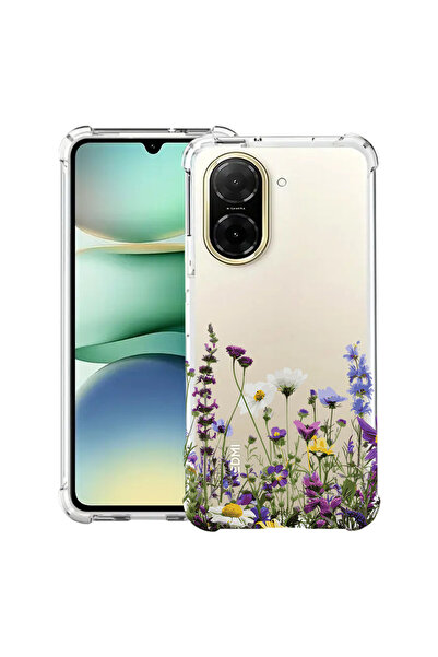 bestcase Αντικραδασμική Θήκη για Xiaomi Redmi A5 (171mm), Φλοράλ - Αγριολούλο...