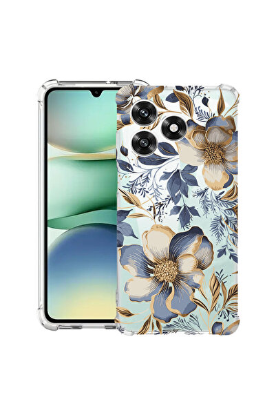 bestcase Husă Antișoc pentru Honor X5c Plus / X5c, Florală - cu flori de magn...