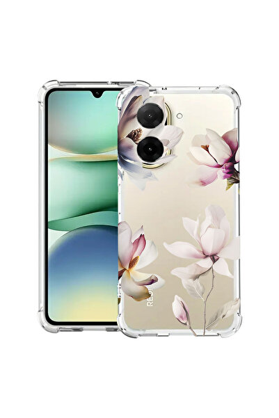 bestcase Αντικραδασμική Θήκη για Xiaomi Redmi A5 (173mm), Φλοράλ Σχέδιο Μανόλ...
