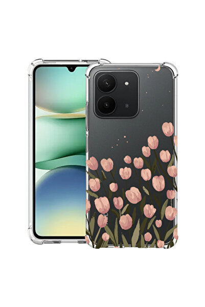 bestcase Husă Antișoc pentru Xiaomi Redmi 15C 4G (171mm), Floral - Lalea Past...