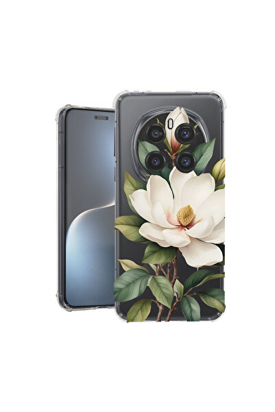 bestcase Husă Antișoc pentru Honor Magic7 Pro, Floral - Magnolie Albă, 192635...