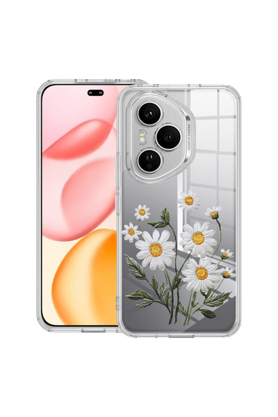 bestcase Husă Antișoc pentru Honor 400 Pro, Florală - Margarete Minimaliste, ...