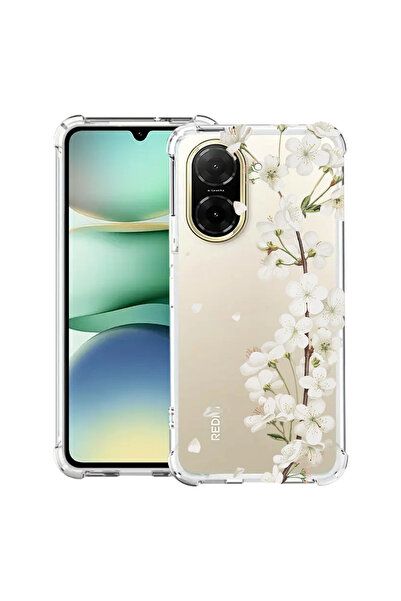 bestcase Husă Antișoc pentru Xiaomi Redmi A5 (173mm), Florală - Floare de cir...