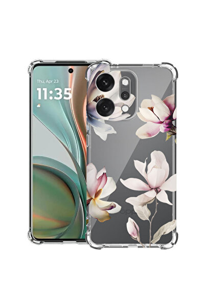 bestcase Husă Antișoc pentru OPPO Reno14, Design Floral Magnolie, 2052057 AS ...