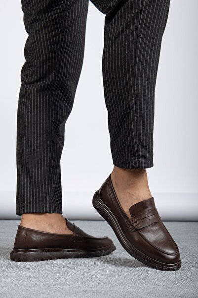 maximoda Piele naturală, 100% piele, pantofi tip loafer fără șireturi