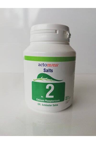 Schüssler Schussler Dr.tuzları Actomins Nr:2 CALCİUM PHOSPHORİCUM 400 tablet