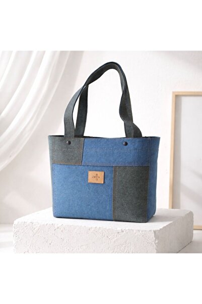 NARRATİVA ELİŞİ (TASARIM-Patchwork) KOT ÇANTA