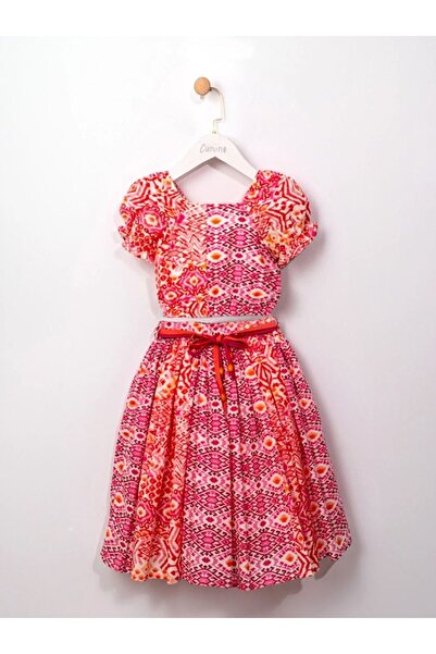 Butik Girl's Ethnic Patterned 2-Piece Top and Bottom Set