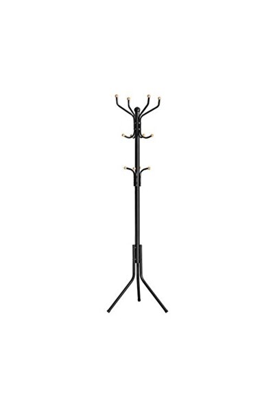 SONGMICS Cuier de haine Wagner Model Tree, Negru, 44x44x182 cm