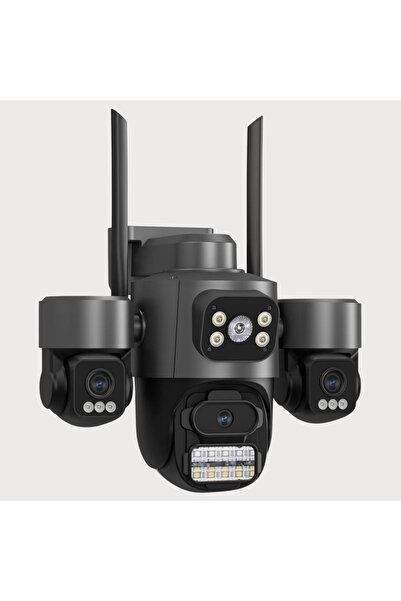 tentech ICS-331 3MP 3 Kameralı WiFi Akıllı Güvenlik Kamerası AI Hareket Takip...