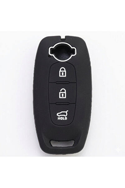 Midkan Husă pentru breloc Qashgai-Juke-İxtrail cu model alb din silicon