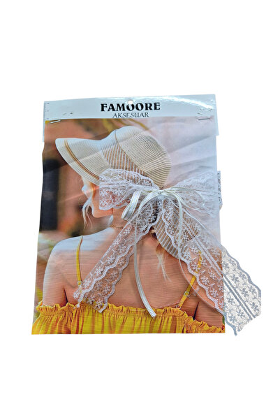 FAMOORE Dikmeli aplike tekstil aksesuarı danteln asaleti desen 1 adet 24 cm×2...