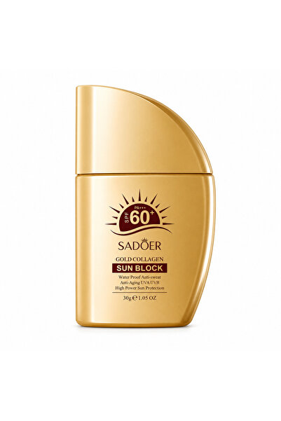 SADOER Χρυσό Κολλαγόνο Αντηλιακό SPF 60+ – Προστασία UV, σύσφιξη με κολλαγόνο...