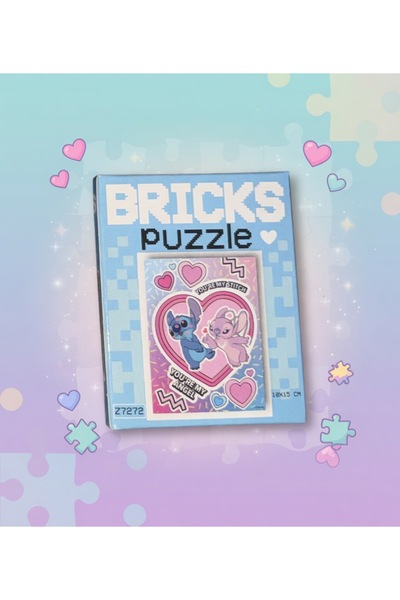 ZUMRANKA Bricks Puzzle 100 Parça Eğitici Mini Puzzle - 10x15 cm Premium Yapbo...