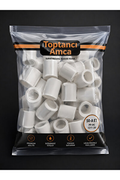Toptancı Amca 20 LİK PPRC PLASTİK MANŞON EK BORU BİRLEŞTİRME APARATI 50 ADET ...