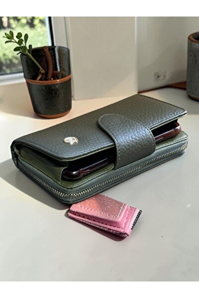SÜNELA Phone Holder Wallet Model with Soft Leather, Large Size for You