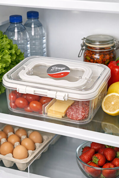 Generic Cutie depozitare plastic transparentă cu capac etanș – ideală pentru organizare